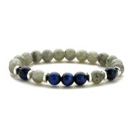 Ethnic Style Geometric Stainless Steel Natural Stone Beaded Bracelets main image 5