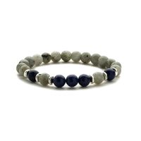 Ethnic Style Geometric Stainless Steel Natural Stone Beaded Bracelets sku image 4