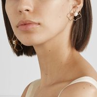 Exagéré Style Simple Fleur Alliage Placage Incruster Perles Artificielles Femmes Des Boucles D'oreilles main image 3