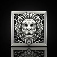 Retro Lion Alloy Plating Gold Plated Men's Rings main image 6