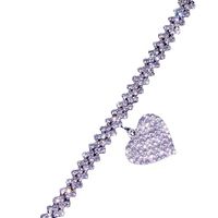 Wholesale Jewelry Sexy Heart Shape Alloy Rhinestones Anklet main image 5