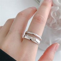 Simple Style Solid Color Copper Polishing Rings main image 5