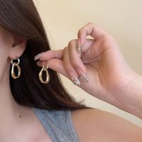 Simple Style Geometric Alloy Plating Women's Drop Earrings main image 4