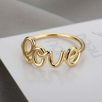 Romantic Love Copper Plating Rings main image 4