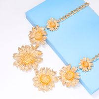 Elegant Glam Flower Alloy Wholesale Earrings Necklace main image 3