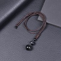 Simple Style Printing Natural Stone Pendant Necklace sku image 2