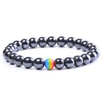 Ethnischer Stil Regenbogen Ein Naturstein Armbänder In Masse main image 5