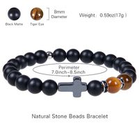 Simple Style Cross Natural Stone Bracelets In Bulk main image 4