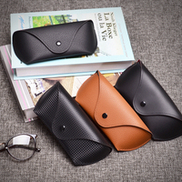 Neue Mode Softpack-brillen Etui Leder Herren Leder Pu Benutzer Definierte Falt Schachtel Sonnenspiegel Tasche Rahmen Aufbewahrung Sbox Sonnenbrille main image 4