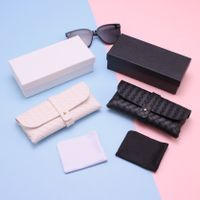 Spot Supply Leather Soft Bag Glasses Case Stylish And Portable Woven Sunglasses Set Tiandigai Sunglasses Case main image 3