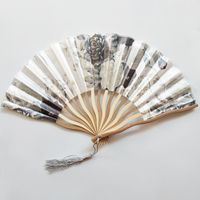 Chinese Style Cherry Blossom Casual Shaped Folding Fan main image 3