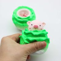 Creative Decompression Cute Cheese Mouse Cup Squeezing Toy 1pcs sku image 15