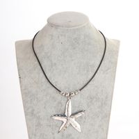 Beach Starfish Alloy Rope Women's Necklace main image 8
