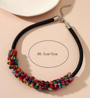 Ethnic Style Geometric Gravel Handmade Women's Necklace main image 2