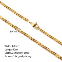 Basic Geometric 18k Gold Plated Stainless Steel Wholesale Jewelry Accessories main image 4