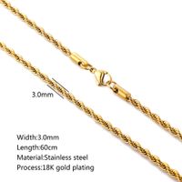 Basic Geometric 18k Gold Plated Stainless Steel Wholesale Jewelry Accessories sku image 8