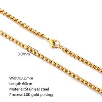 Basic Geometric 18k Gold Plated Stainless Steel Wholesale Jewelry Accessories sku image 6