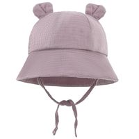 Girl's Simple Style Solid Color Bucket Hat sku image 3