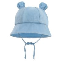 Girl's Simple Style Solid Color Bucket Hat sku image 2