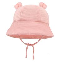 Girl's Simple Style Solid Color Bucket Hat sku image 6