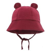 Girl's Simple Style Solid Color Bucket Hat sku image 7