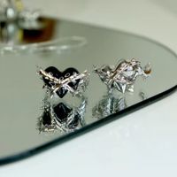 Wholesale Jewelry Simple Style Heart Shape Metal Silver Plated Plating Rings main image 1