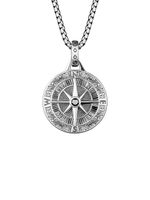 Hip-hop Rock Streetwear Oval Alloy Plating Men's Pendant Necklace Sweater Chain main image 2