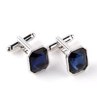 Suit Shirt Cufflinks Glass Drill Cufflink main image 4