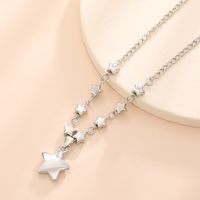 Lady Classic Style Star Alloy Plating Women's Pendant Necklace main image 4
