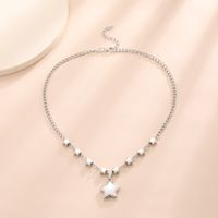 Lady Classic Style Star Alloy Plating Women's Pendant Necklace main image 2