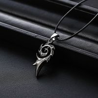 Streetwear Flame Stainless Steel Plating Unisex Pendant Necklace main image 4