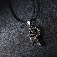 Streetwear Flame Stainless Steel Plating Unisex Pendant Necklace main image 2