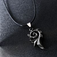 Streetwear Flame Stainless Steel Plating Unisex Pendant Necklace main image 3