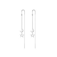 1 Pair Casual Star Patchwork Copper Drop Earrings sku image 1