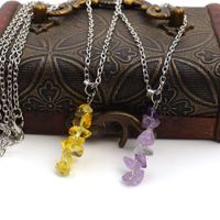 Casual Geometric Crystal Agate Pendant Necklace In Bulk main image 3