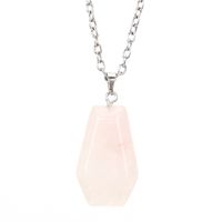 Simple Style Leaf Natural Stone Agate Knitting Pendant Necklace sku image 7