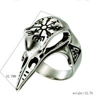 Punk Geometric Stainless Steel Polishing None 18K Gold Plated Rhodium Plated Unisex Rings sku image 3