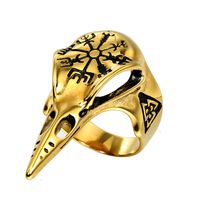 Punk Geometric Stainless Steel Polishing None 18K Gold Plated Rhodium Plated Unisex Rings main image 4