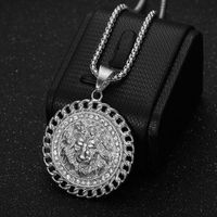 Hip-hop Animal Stainless Steel Plating Men's Pendant Necklace main image 3