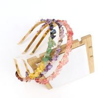 Simple Style Geometric Alloy Natural Stone Knitting Hair Band main image 3
