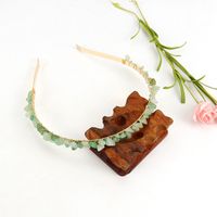 Simple Style Geometric Alloy Natural Stone Knitting Hair Band sku image 7