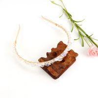 Simple Style Geometric Alloy Natural Stone Knitting Hair Band sku image 11