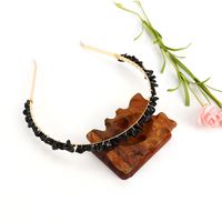 Simple Style Geometric Alloy Natural Stone Knitting Hair Band sku image 13