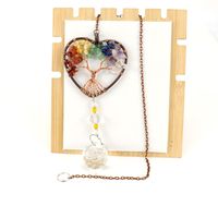 Natural Crushed Stone Love Crystal Decoration Pendant Gift main image 3