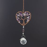 Natural Crushed Stone Love Crystal Decoration Pendant Gift sku image 4