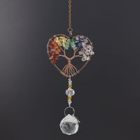 Natural Crushed Stone Love Crystal Decoration Pendant Gift sku image 1