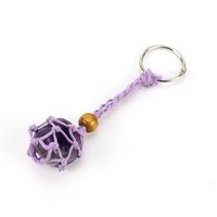 Classic Style Geometric Stainless Steel Natural Stone Cotton Thread Unisex Bag Pendant Keychain sku image 1