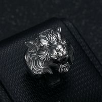 Retro Animal Stainless Steel Men's Rings main image 4