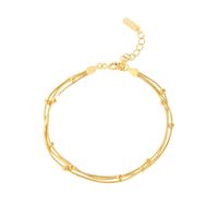 Ig Style Basic Geometric Sterling Silver Plating 18k Gold Plated White Gold Plated Bracelets sku image 1