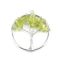 Simple Style Lucky Tree Natural Stone Agate Wholesale Pendants sku image 1
